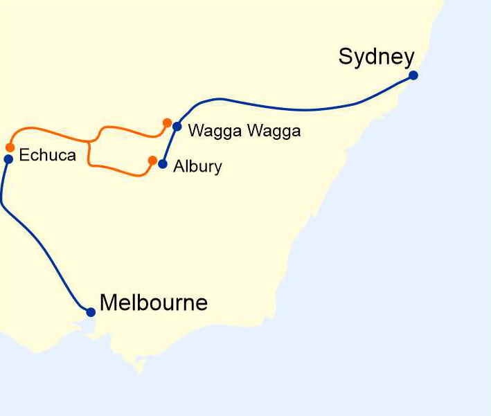 Melbourne Trains - Melbourne Map Central